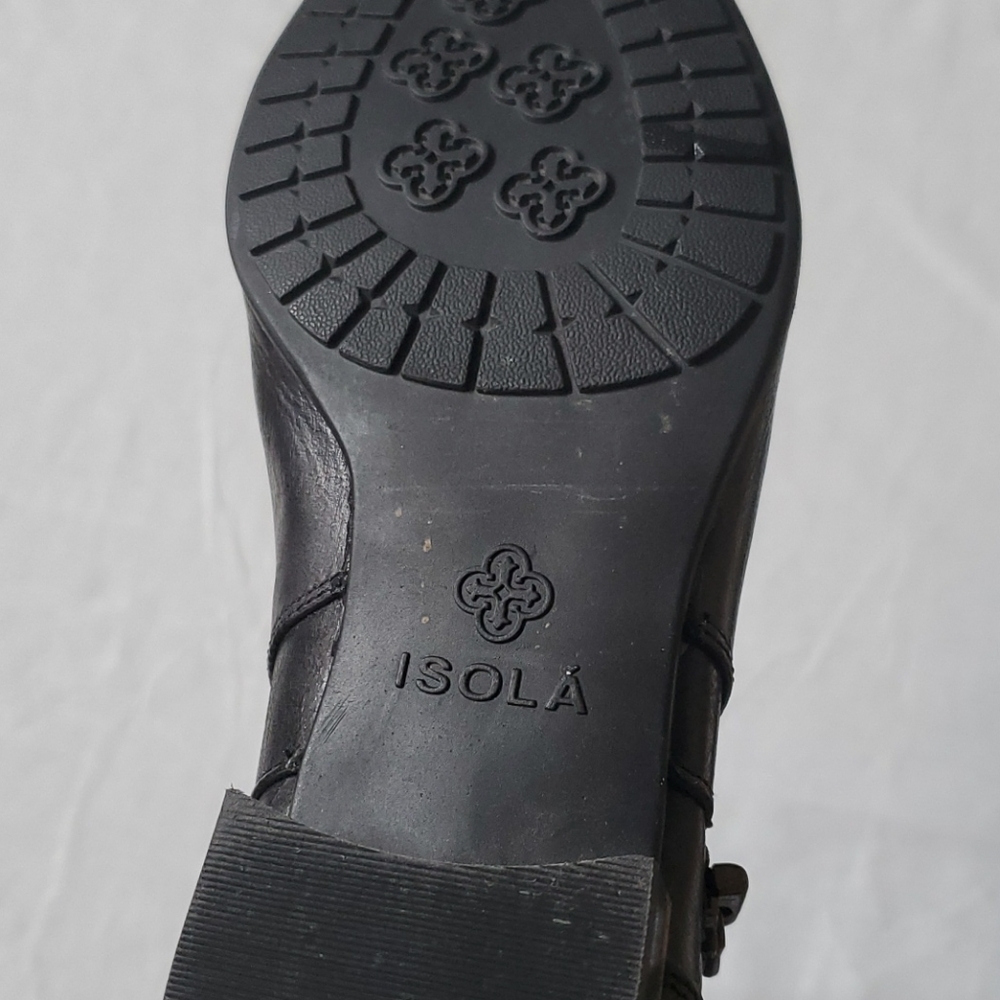 Isola black leather boots - Picture 10 of 10